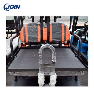 Buggy Custom Golf Cart Seat Kit Permanent Black And Orange ODM