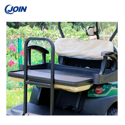 Zestaw tylnych siedzeń do wózka golfowego EXCAR Buggy Tylne siedzenie z klapką Skóra czarna