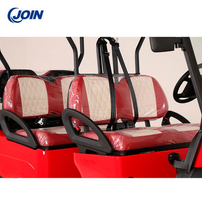 Lozenge Custom Golf Cart Seat Wodoodporny 2-osobowy wózek czarno-biały