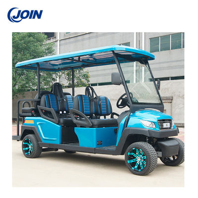 Buggies Electric Custom Golf Cart Seat Bicolor Black And Blue