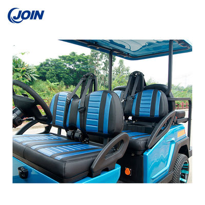 Buggies Electric Custom Golf Cart Seat Bicolor Black And Blue