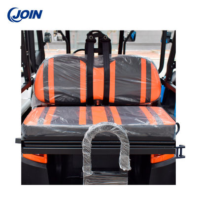Buggy Custom Golf Cart Seat Kit Permanent Black And Orange ODM